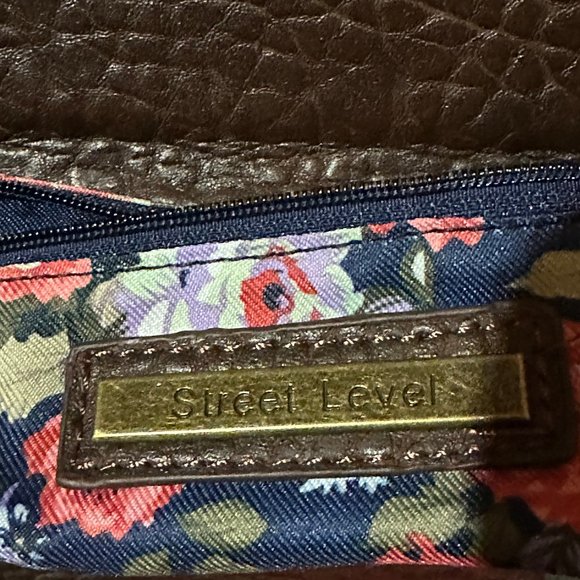 Street Level Shoulder Bag Clutch Detachable black golden plated Chain Strap - Picture 3 of 5